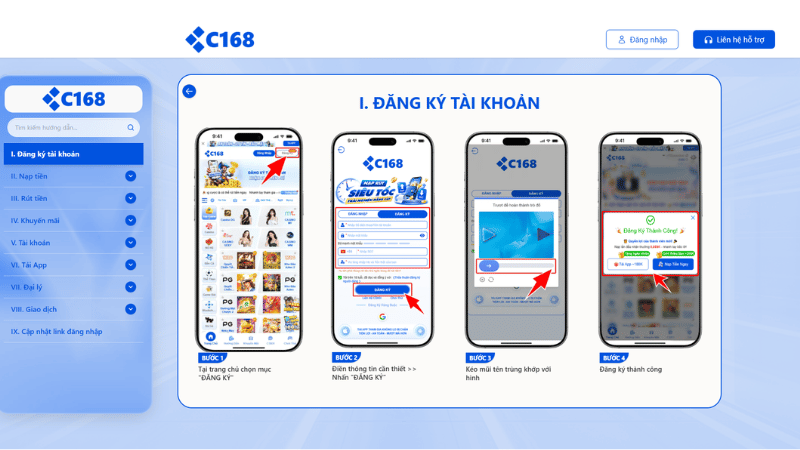 C168 21 Hướng Dẫn Bắt Đầu Trải Nghiệm Tại C168